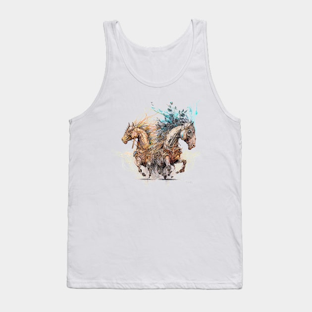 THE CHARIOT - Tarot Series Tank Top by Drank